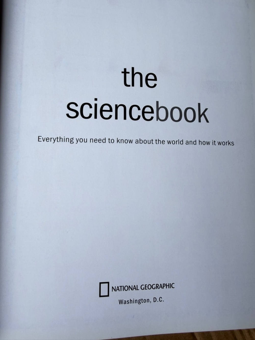The Science Book Hardcover - Blue Cover - Picture 4 of 4